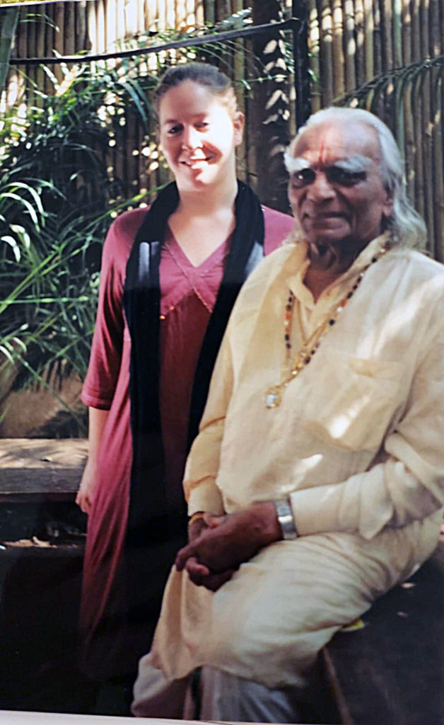 Shai Kaplan with BKS Iyengar